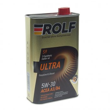 1 499 р. Масло моторное Ultra A3B4 5W30 синт.1л ROLF ROLF 323103  с доставкой в г. Керчь. Увеличить фотографию 1