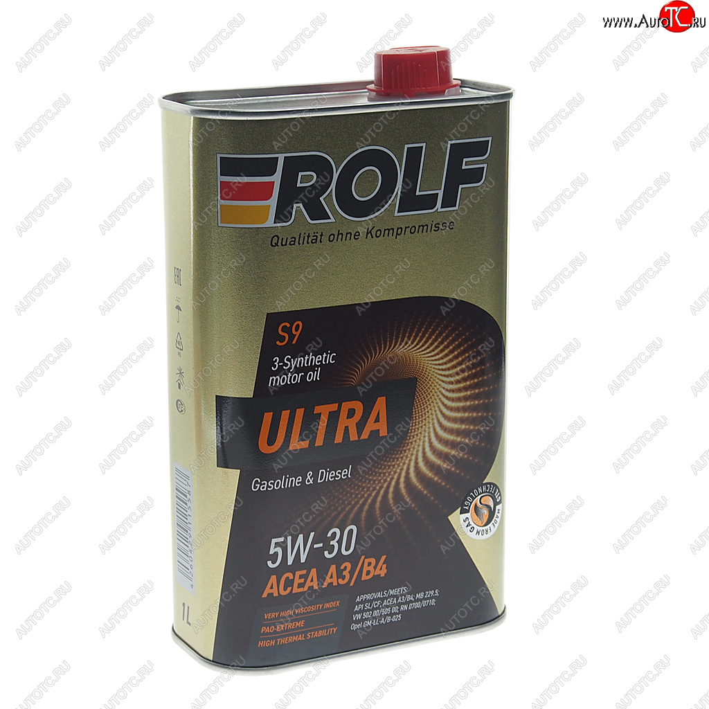 1 499 р. Масло моторное Ultra A3B4 5W30 синт.1л ROLF ROLF 323103  с доставкой в г. Керчь