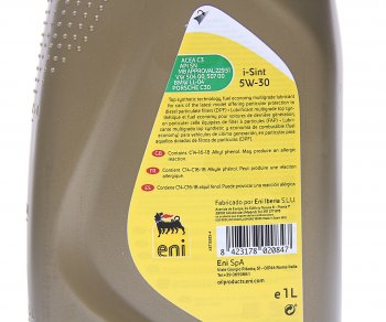 1 759 р. Масло моторное I-SINT 5W30 синт.1л ENI ENI 8003699008274  с доставкой в г. Керчь. Увеличить фотографию 2