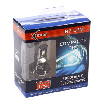 3 299 р. Лампа светодиодная 12V H7 PX26d 3900lm бокс (2шт.) XENITE XENITE 1009671  с доставкой в г. Керчь. Увеличить фотографию 7