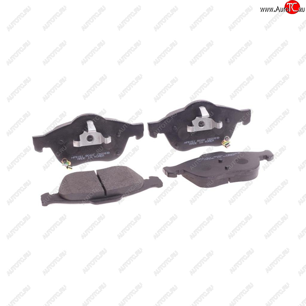 499 р. Колодки тормозные TOYOTA Avensis (1.6/2.0) (99-03),Verso (01-) передние (4шт.) HSB HSB hp9151 HSB hp9151  с доставкой в г. Керчь