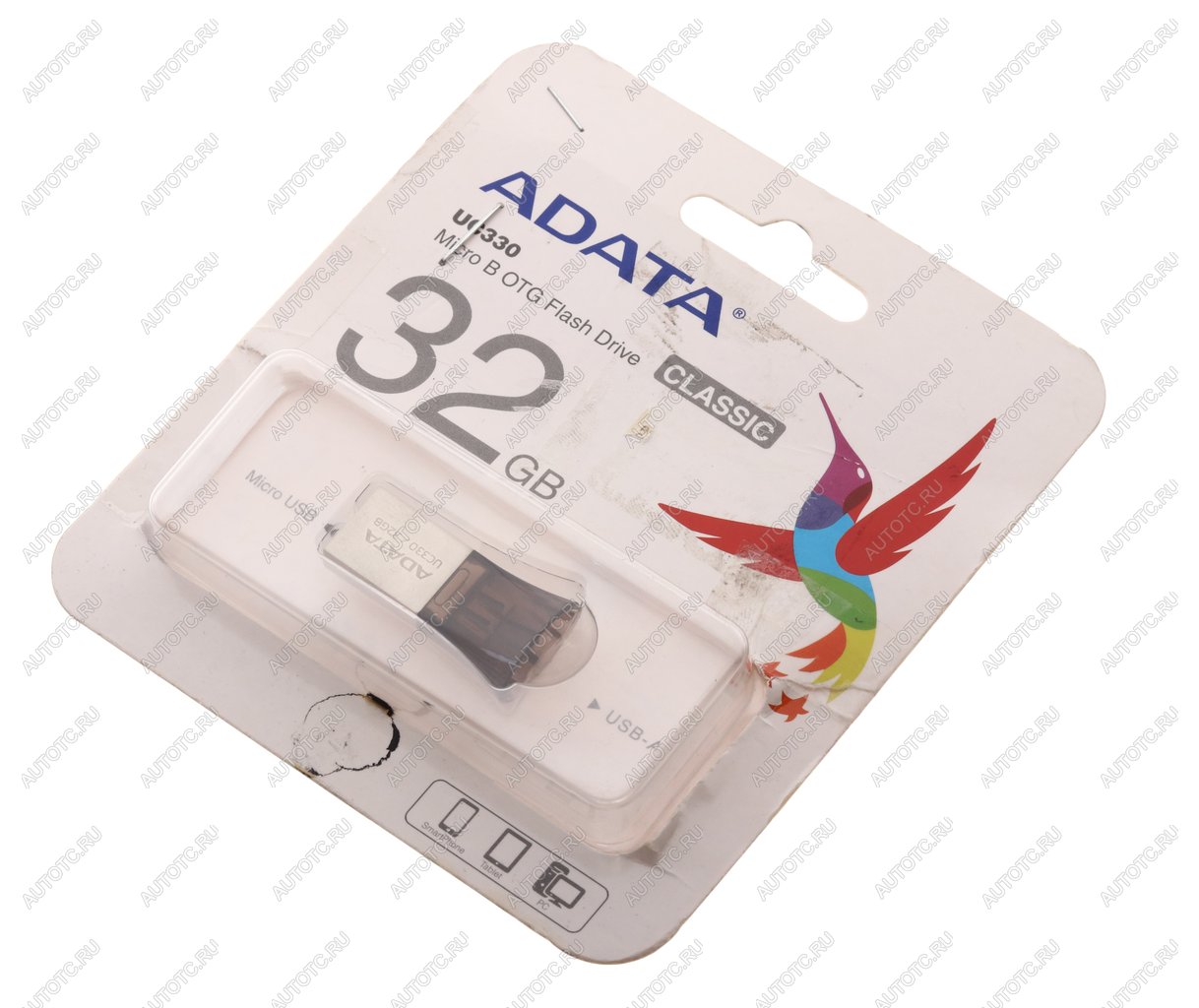 759 р. Карта памяти USB 32GB A-DATA A-DATA auc330-32g-rbk  с доставкой в г. Керчь
