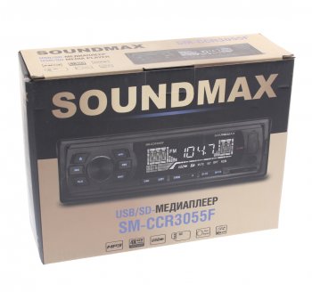 1 799 р. Магнитола автомобильная 1DIN SOUNDMAX SOUNDMAX sm-ccr3055f SOUNDMAX sm-ccr3055f  с доставкой в г. Керчь. Увеличить фотографию 2