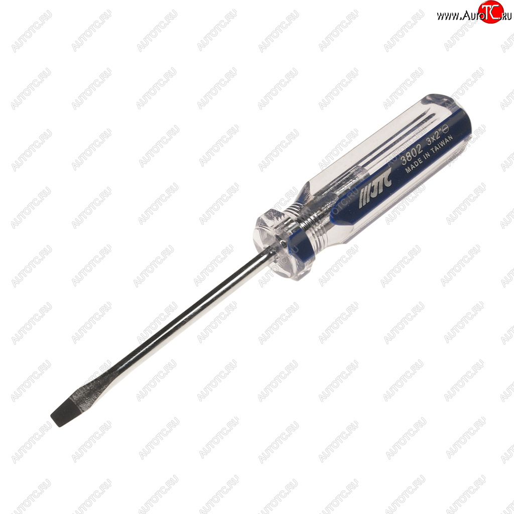 154 р. Отвертка шлицевая SL 3.0х50мм с намагниченным наконечником JTC JTC TOOLS CO., LTD jtc-3802 JTC TOOLS CO., LTD jtc-3802  с доставкой в г. Керчь