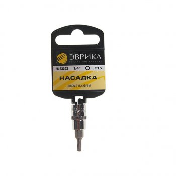 30 р. Бита-головка 14 TORX T15х37мм с держателем ЭВРИКА ЭВРИКА er-93203h  с доставкой в г. Керчь. Увеличить фотографию 1