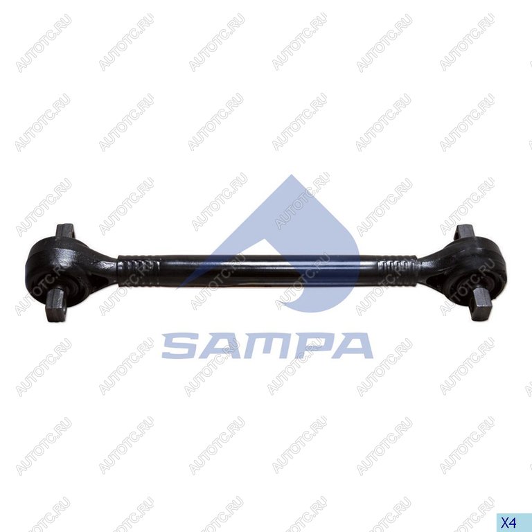7 399 р. Штанга реактивная DAF F65,65CF,F75,75CF,F85,85CF,F95,95XF (L=611x130xd21) SAMPA SAMPA 095.324  с доставкой в г. Керчь