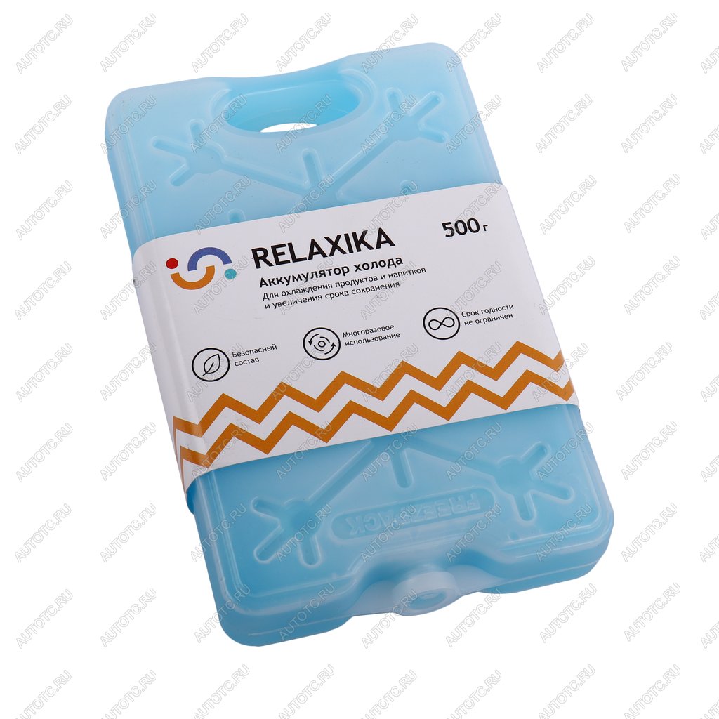 519 р. Аккумулятор холода 500г водно-солевой (жесткий) RELAXIKA RELAXIKA rel20500  с доставкой в г. Керчь