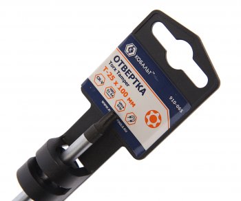 208 р. Отвертка TORX T25х100мм магнитная КОБАЛЬТ КОБАЛЬТ 910-065  с доставкой в г. Керчь. Увеличить фотографию 2