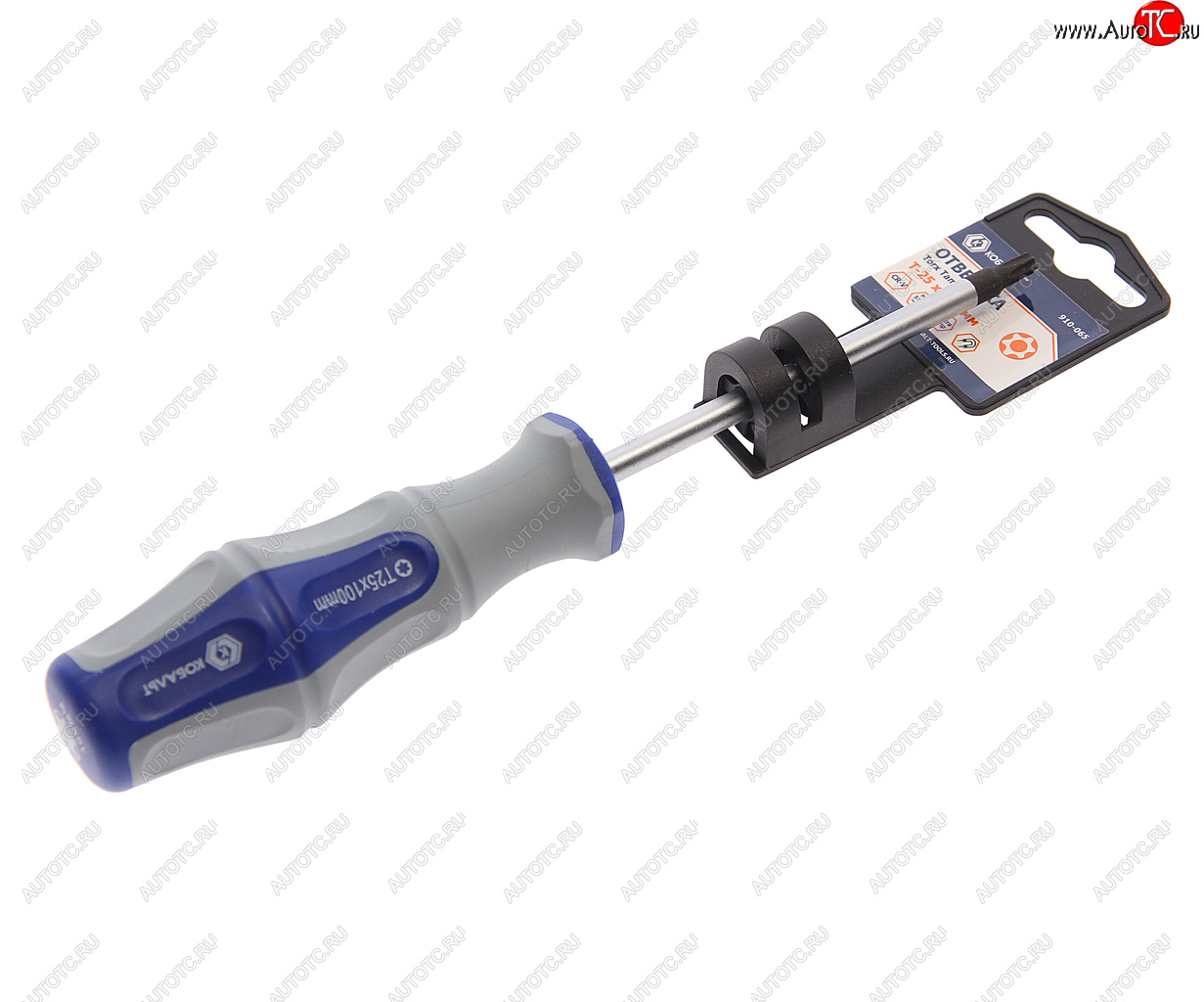 208 р. Отвертка TORX T25х100мм магнитная КОБАЛЬТ КОБАЛЬТ 910-065  с доставкой в г. Керчь