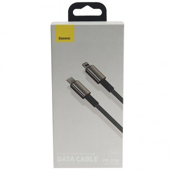 499 р. Кабель iPhone (5-)-USB Type C 1м черный BASEUS BASEUS catlwj-01  с доставкой в г. Керчь. Увеличить фотографию 2