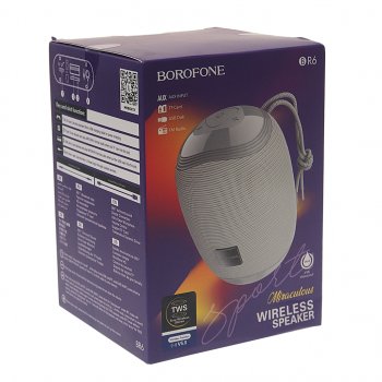 889 р. Колонка беспроводная bluetooth BOROFONE BOROFONE br6 grey  с доставкой в г. Керчь. Увеличить фотографию 4