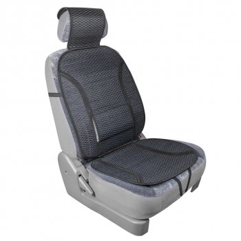 1 069 р. Накидка на сиденье массажная бамбуковая черная SKYWAY SKYWAY s01302044  с доставкой в г. Керчь. Увеличить фотографию 4