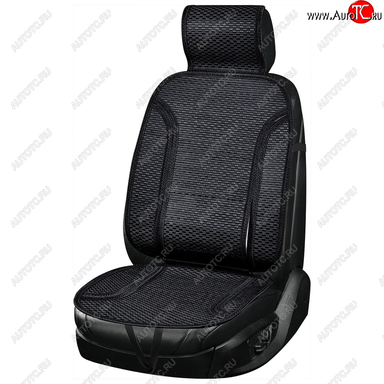 1 069 р. Накидка на сиденье массажная бамбуковая черная SKYWAY SKYWAY s01302044  с доставкой в г. Керчь