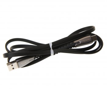 379 р. Кабель USB Type C 1м черный HOCO HOCO u58  с доставкой в г. Керчь. Увеличить фотографию 1