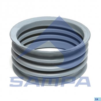 4 299 р. Труба выхлопная глушителя DAF (d=148 L=60) SAMPA SAMPA 052.173  с доставкой в г. Керчь. Увеличить фотографию 1
