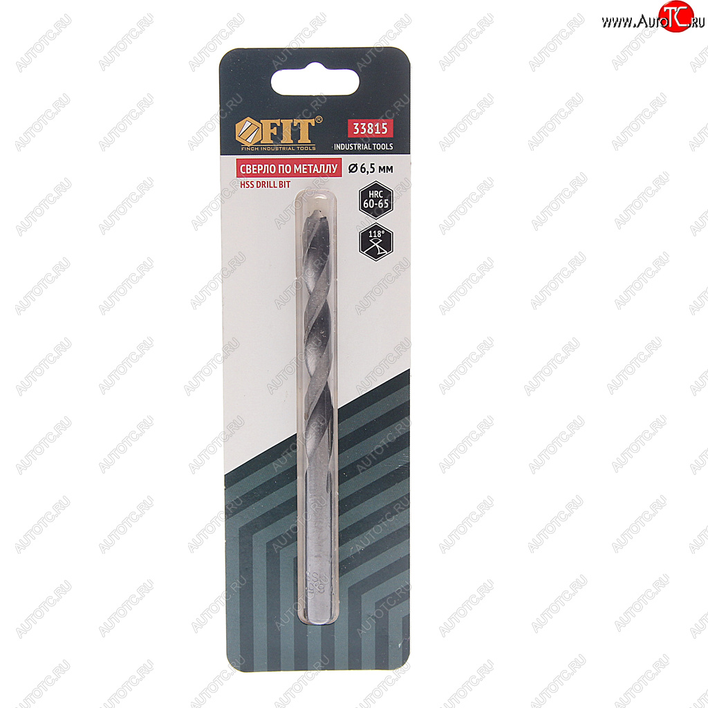 94 р. Сверло по металлу 6.5х101мм HSS FIT FIT 33815  с доставкой в г. Керчь