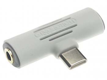 274 р. Переходник USB Type C на jack 3.5 + зарядка белый BOROFONE BOROFONE bv8 white  с доставкой в г. Керчь. Увеличить фотографию 2