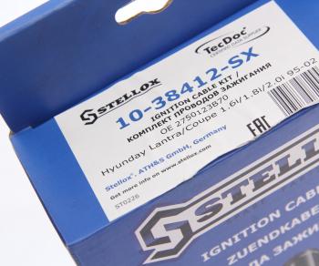 1 859 р. Провод высоковольтный HYUNDAI Elantra (1.61.82.0),Sonata 5 (06-) (2.0) комплект STELLOX STELLOX 10-38412-sx  с доставкой в г. Керчь. Увеличить фотографию 4
