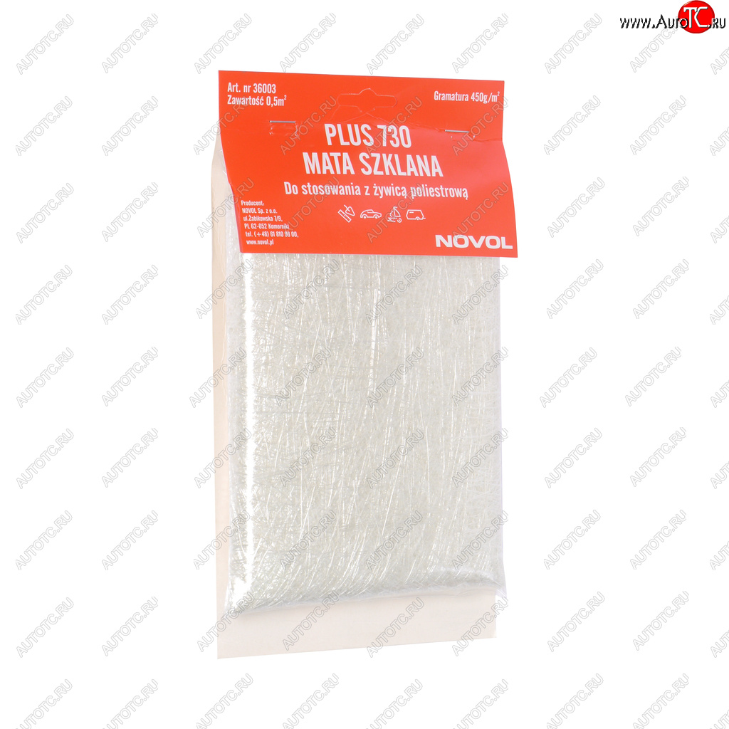 429 р. Стеклоткань PLUS 730 450г/м2х0.5 кв.м NOVOL NOVOL 36003 NOVOL 36003  с доставкой в г. Керчь