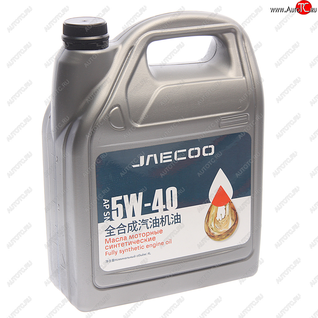 3 779 р. Масло моторное JAECOO 5W40 API SN синт.4л OE CHERY jaecoo5w404  с доставкой в г. Керчь