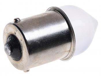 81 р. Лампа светодиодная 12V R5W BA15s конус матовая линза LED 9 SMD 3030 White MISTAR MISTAR mis-131159  с доставкой в г. Керчь. Увеличить фотографию 1