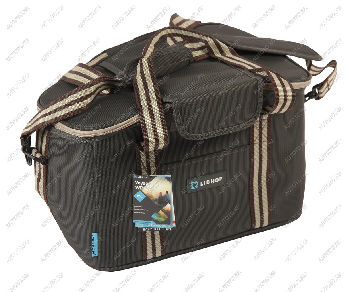 2 299 р. Сумка изотермическая 20л 40х25х24см черно-бежевая Voyage LIBHOF LIBHOF libwp20  с доставкой в г. Керчь