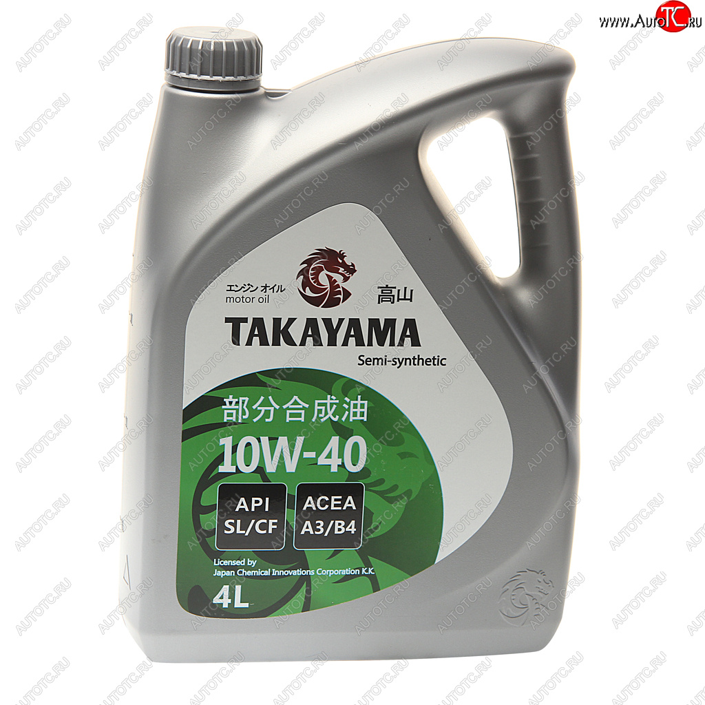 2 199 р. Масло моторное API SLCF 10W40 псинт.4л TAKAYAMA TAKAYAMA 605518  с доставкой в г. Керчь