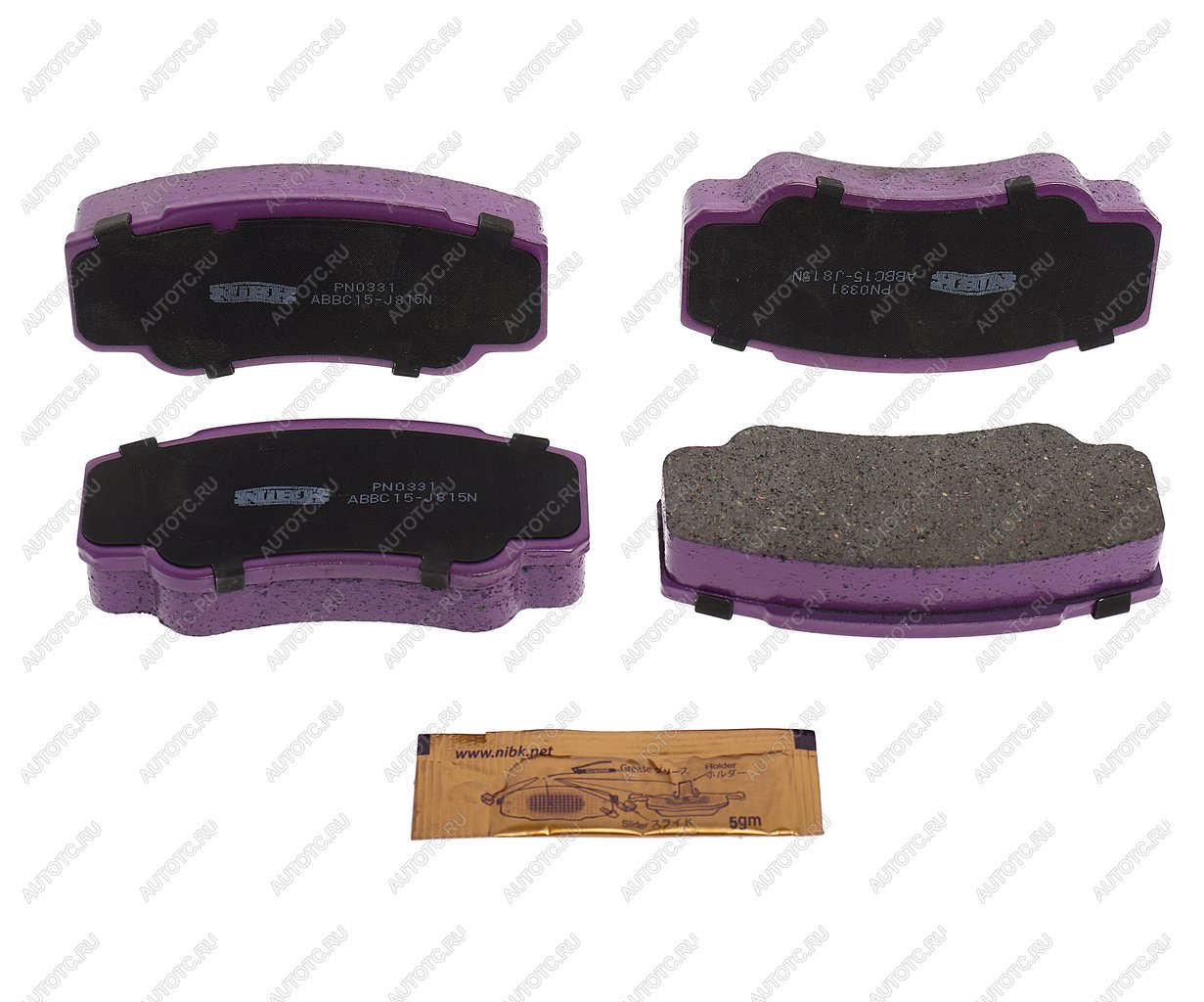 2 699 р. Колодки тормозные PEUGEOT Boxer (94-02) CITROEN Jumper FIAT Ducato (94-) задние (4шт.) NIBK NIBK pn0331 NIBK pn0331  с доставкой в г. Керчь