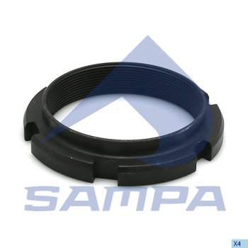 Гайка MERCEDES ступицы (М75x1.5мм) SAMPA SAMPA 204.294