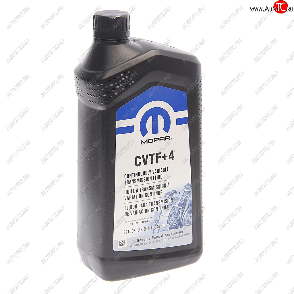 1 489 р. Масло трансмиссионное MOPAR ATF CVTF+4 0.946л OE CHRYSLER 05191184ab  с доставкой в г. Керчь