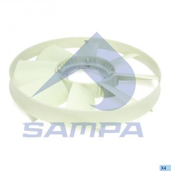 4 899 р. Крыльчатка MERCEDES Actros вентилятора SAMPA SAMPA 200.179-01  с доставкой в г. Керчь. Увеличить фотографию 1