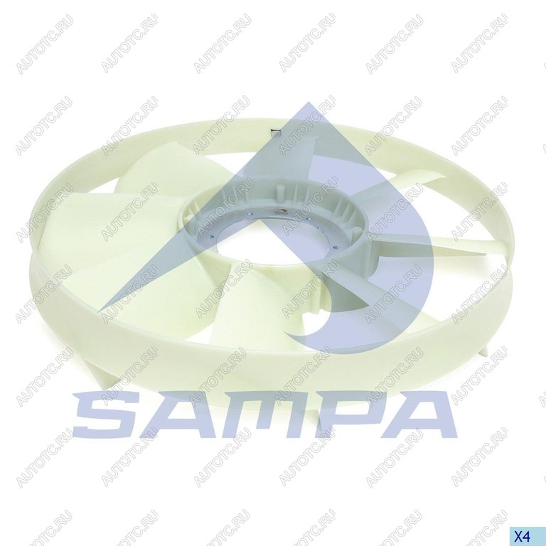 4 899 р. Крыльчатка MERCEDES Actros вентилятора SAMPA SAMPA 200.179-01  с доставкой в г. Керчь