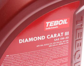 3 899 р. Масло моторное DIAMOND CARAT III 5W30 синт.4л TEBOIL TEBOIL 3453947  с доставкой в г. Керчь. Увеличить фотографию 2