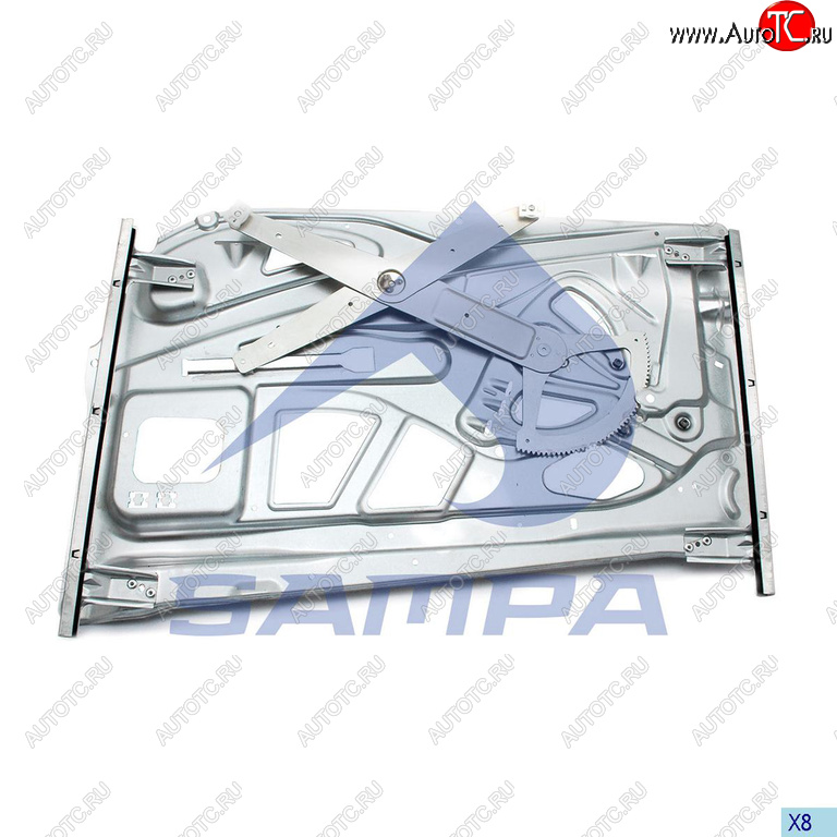 10 699 р. Стеклоподъемник MERCEDES Actros MP2,MP3 двери левой (без мотора) SAMPA SAMPA 204.190  с доставкой в г. Керчь