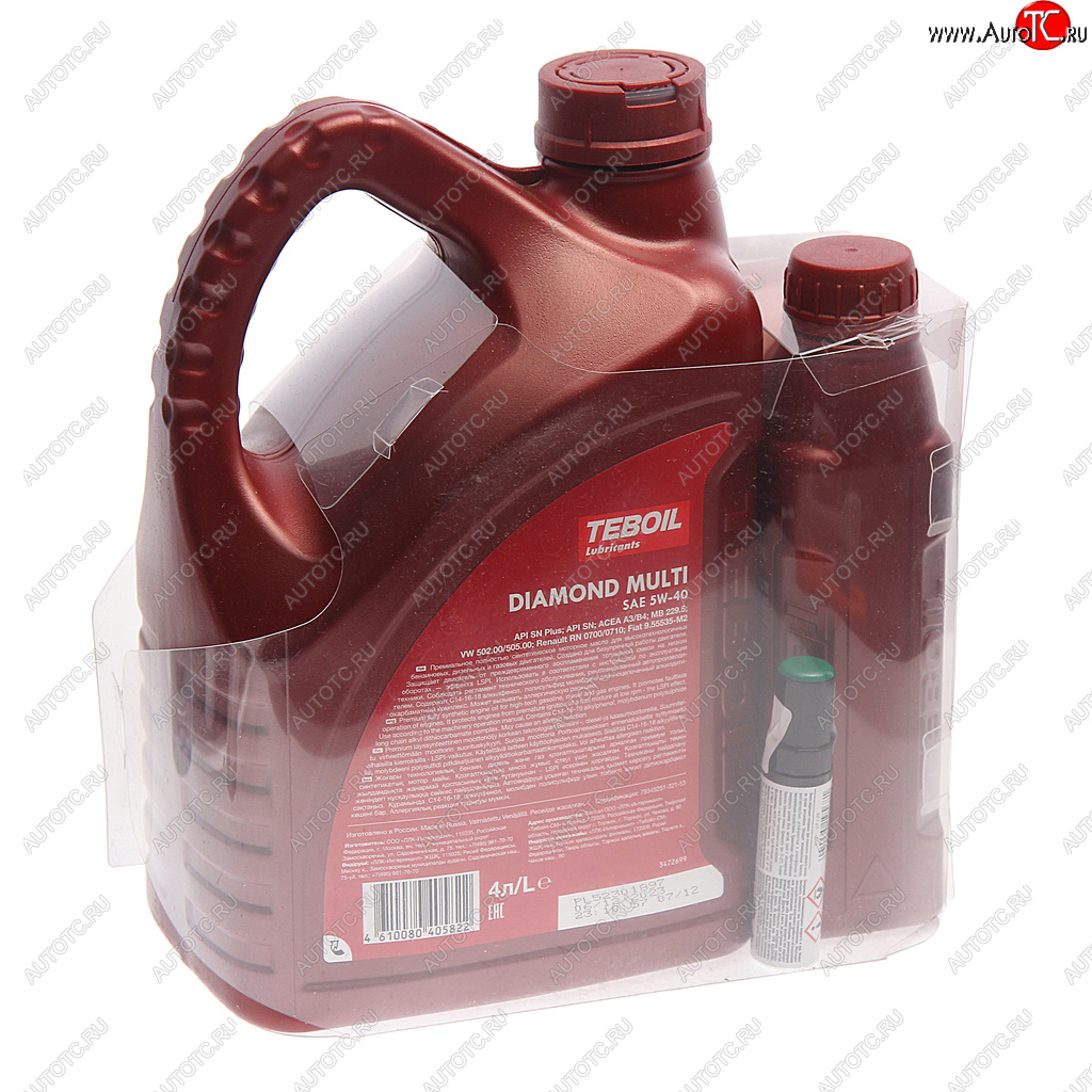 3 389 р. Масло моторное DIAMOND MULTI 5W40 синт.4+1л TEBOIL TEBOIL 3455081p  с доставкой в г. Керчь