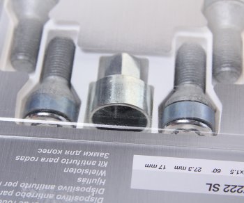 6 649 р. Болт колеса М14х1.5х27.3 секретки конус комплект 4шт. головка под ключ 17мм MCGARD MCGARD 27222 sl  с доставкой в г. Керчь. Увеличить фотографию 2
