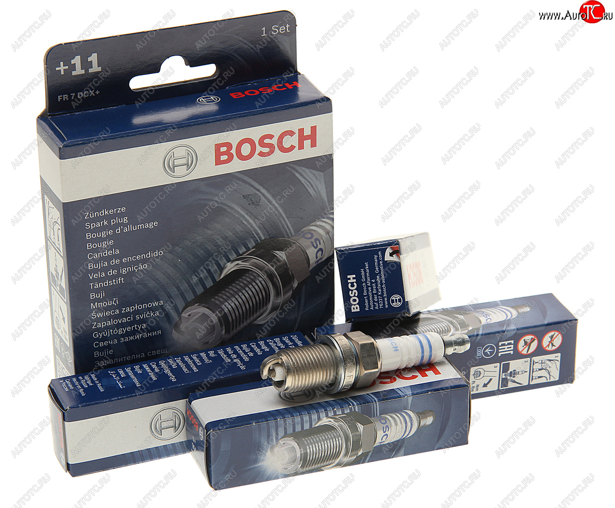 999 р. Свеча зажигания ВАЗ-2112 BOSCH FR7DCX+ комплект BOSCH 0242235913  с доставкой в г. Керчь