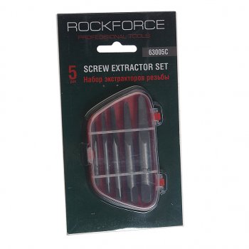 529 р. Набор экстракторов М3-М25 5 предметов в пластиковом футляре (HSS 4241) ROCKFORCE ROCKFORCE rf-63005c ROCKFORCE rf-63005c  с доставкой в г. Керчь. Увеличить фотографию 4
