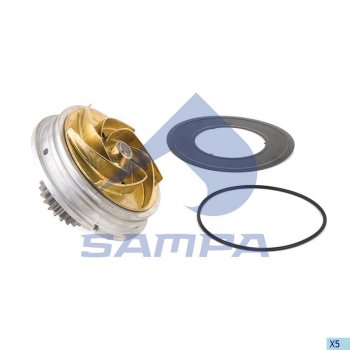 6 349 р. Насос водяной RENAULT Premium SAMPA SAMPA 078.121  с доставкой в г. Керчь. Увеличить фотографию 1