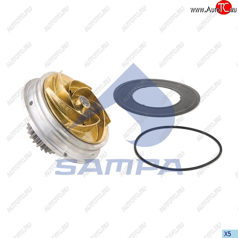6 349 р. Насос водяной RENAULT Premium SAMPA SAMPA 078.121  с доставкой в г. Керчь