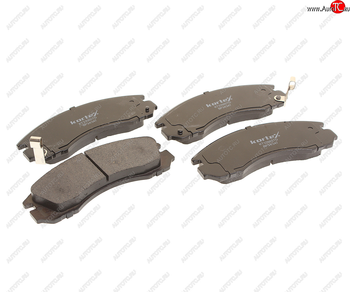 1 559 р. Колодки тормозные передние (4шт.) KORTEX Mitsubishi Outlander GF дорестайлинг (2012-2014)  с доставкой в г. Керчь