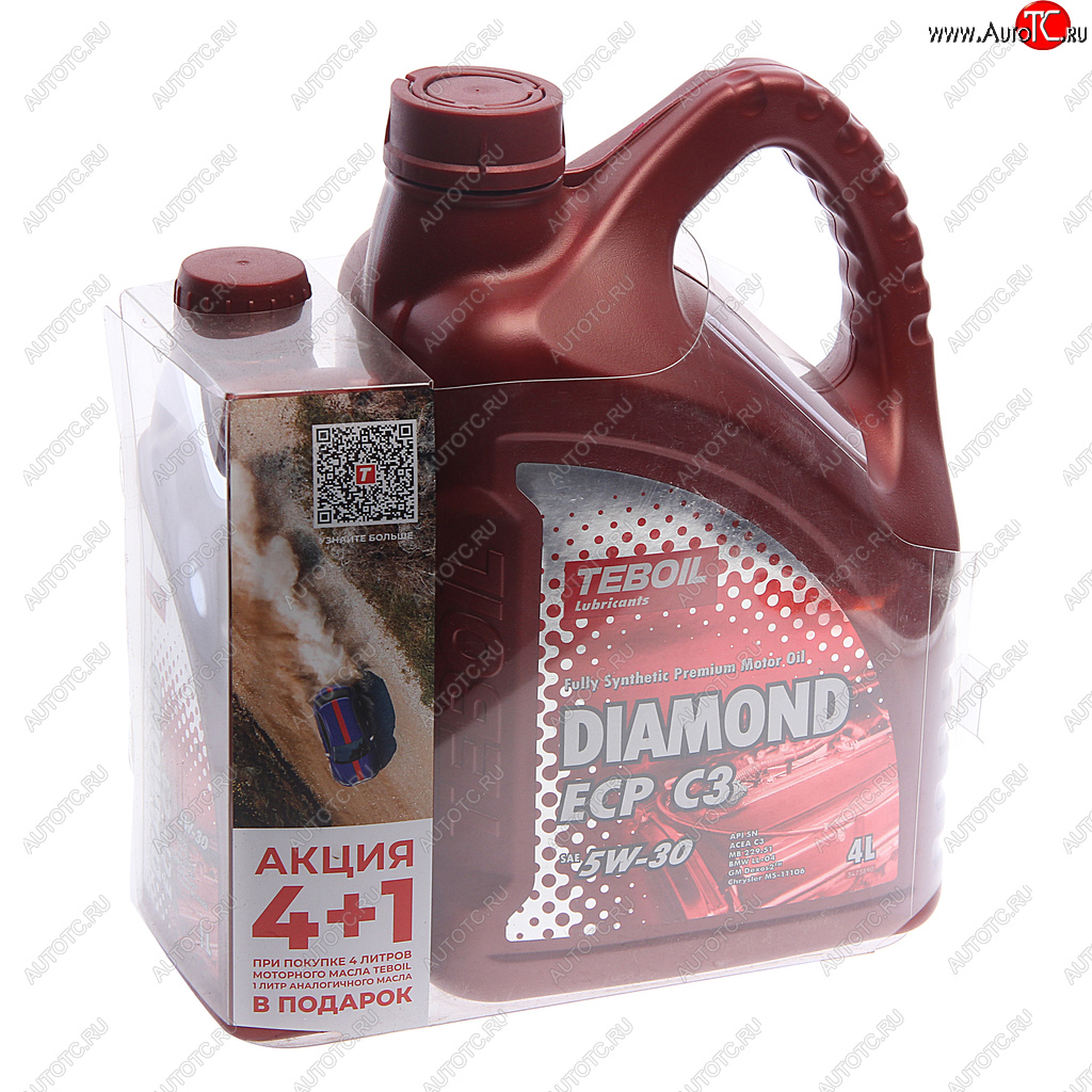 3 899 р. Масло моторное DIAMOND ECP C3 5W30 синт.4+1л TEBOIL TEBOIL 3453876p  с доставкой в г. Керчь