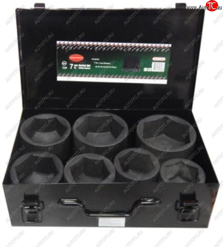 14 599 р. Набор головок торцевых 1 ударных 7 предметов в кейсе ROCKFORCE ROCKFORCE rf-8071mpb  с доставкой в г. Керчь