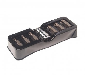 379 р. Набор бит 12 TORX T25-T55 с держателем 7 предметов в ложементе ROCKFORCE ROCKFORCE rf-4074  с доставкой в г. Керчь. Увеличить фотографию 1