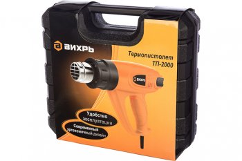 2 389 р. Фен промышленный термопистолет 2000Вт 250-550град. ВИХРЬ ВИХРЬ тп-2000  с доставкой в г. Керчь. Увеличить фотографию 11
