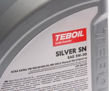 2 049 р. Масло моторное SILVER SN 5W30 синт.4л TEBOIL TEBOIL 3453917  с доставкой в г. Керчь. Увеличить фотографию 2