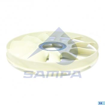 6 749 р. Крыльчатка MAN вентилятора SAMPA SAMPA 025.123  с доставкой в г. Керчь. Увеличить фотографию 1