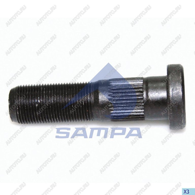 280 р. Шпилька колеса SAF ROR (M22x1.5x958650) SAMPA SAMPA 085.167  с доставкой в г. Керчь