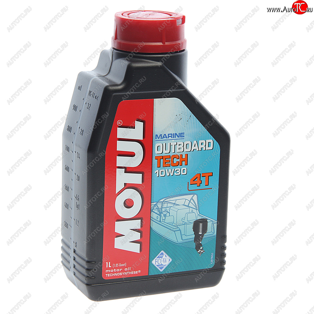 1 579 р. Масло моторное для 4-х тактных двигателей лодок OUTBOARD Tech 4T 10W30 псинт.1л MOTUL MOTUL 106453  с доставкой в г. Керчь
