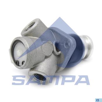3 099 р. Клапан IVECO обратный пневмосистемы (горный тормоз) SAMPA SAMPA 093.277  с доставкой в г. Керчь. Увеличить фотографию 1